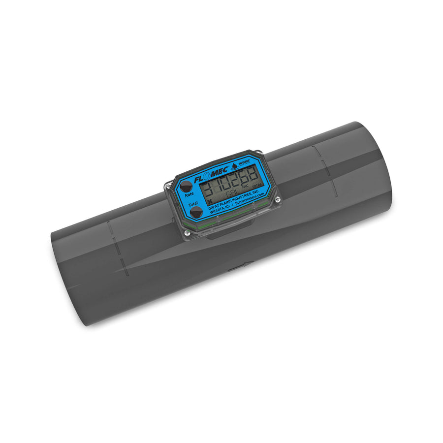 3" Turbine PVC Spigot Flow Meter with Digital Display