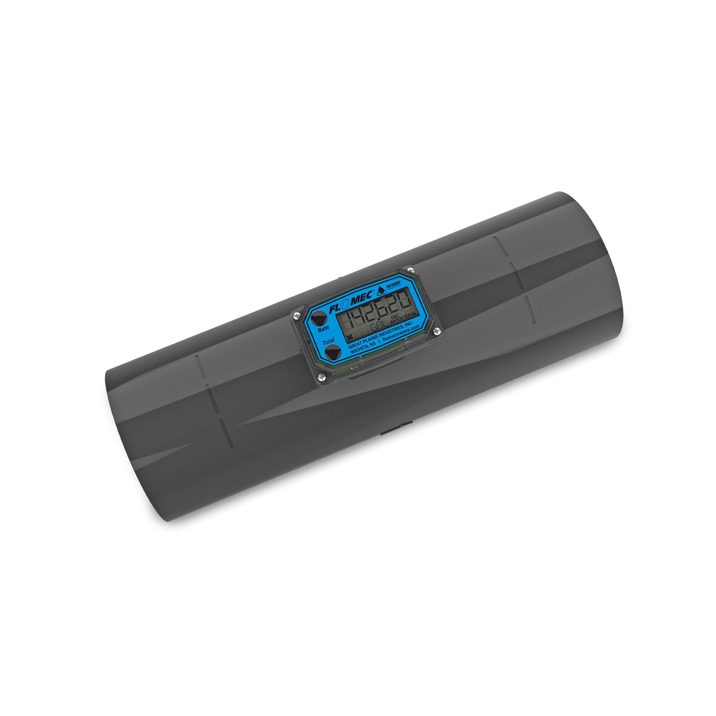 4" Turbine PVC Spigot Flow Meter with Digital Display