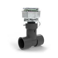 1-1/2" Ultrasonic Flow Meter with Digital Display, Schedule 80 PVC Tee, Socket