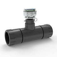 3" Ultrasonic Flow Meter with Digital Display, Schedule 80 PVC Tee, NPT (Female)