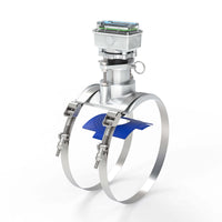 8" Ultrasonic Flow Meter with Digital Display, Saddle for Tube Pipe