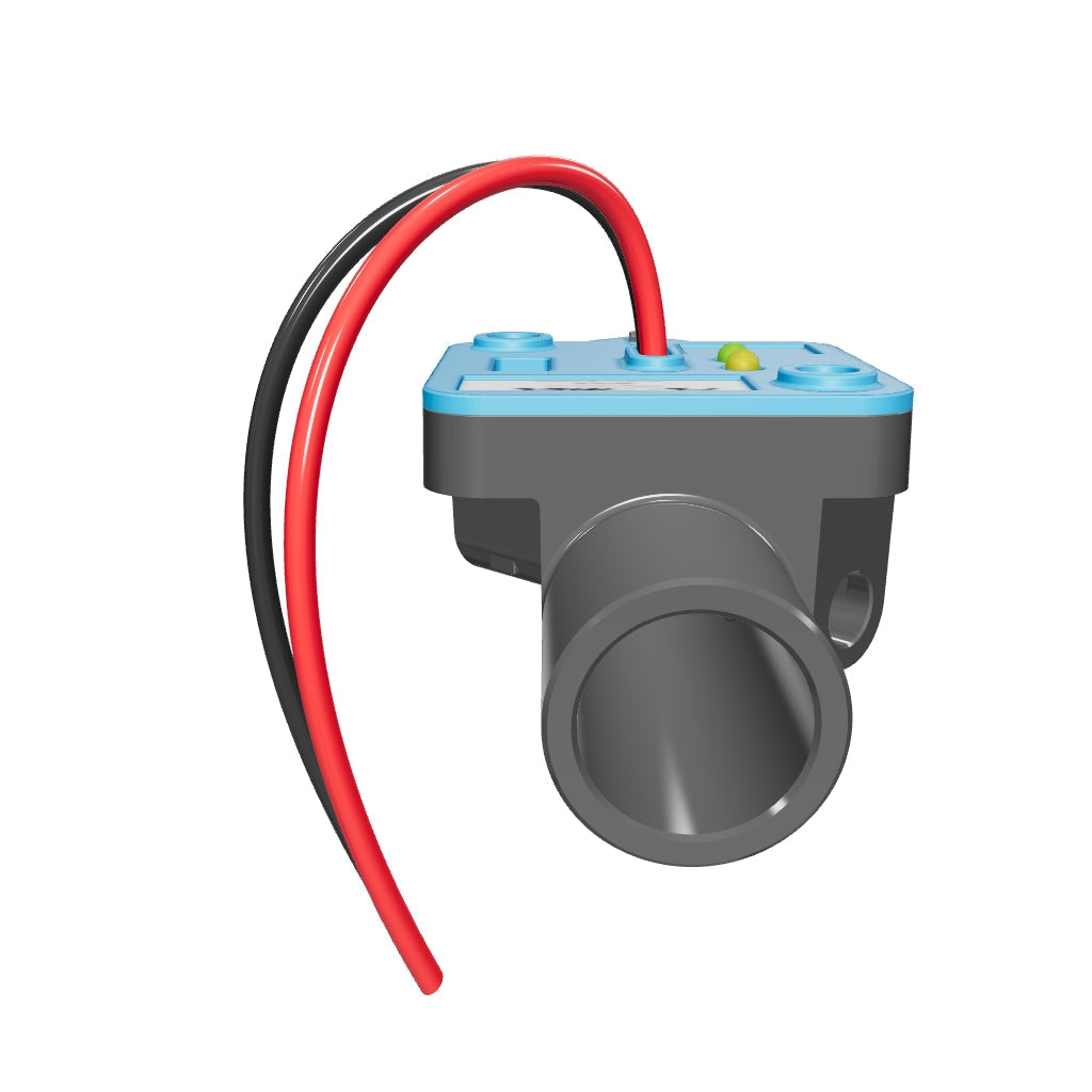 1" PVC Ultrasonic Flow Sensor, Spigot, Blind Transmitter